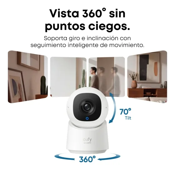 Foto 3 de Câmera Seguranca Anker eufy C220 WiFi 2K(3MP)…