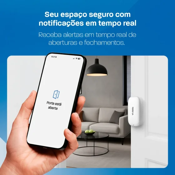 Foto 4 de Sensor Inteligente De Abertura+ Wifi Velds…