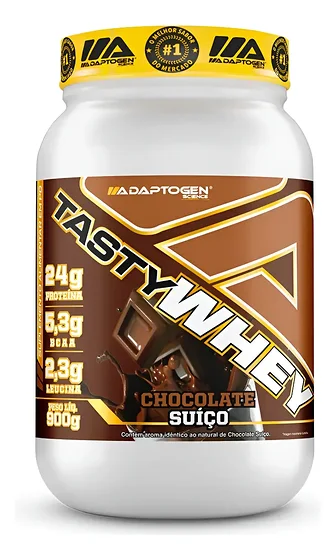 Suplemento Tasty Whey 3w Gourmet Whey Protein Adaptogen Science Pote 900g Sabor…