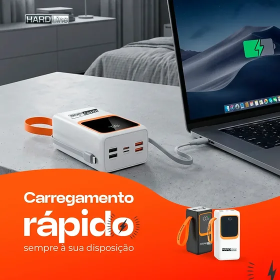 Foto 4 de Power Bank Hardline 50.000 mAh Turbo de 22.5W…