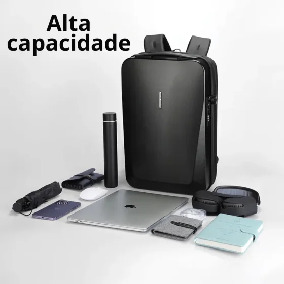 Foto 4 de Mochila Executiva Impermeável Slim Antifurto…