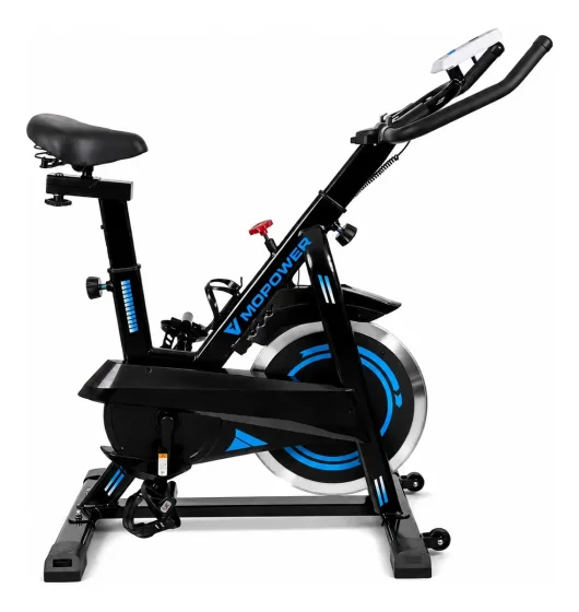 Bicicleta Ergométrica Spinning Mopower Cycling Experience Roda inércia 20kg Suporta até…