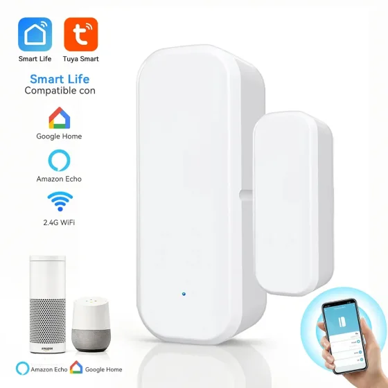 Foto 1 de Tensky Sensor Wi-Fi para portas WF108WT - Branco