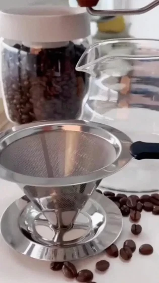 Foto 2 de Coador De Café Filtro Reutilizável Em Aço Inox…