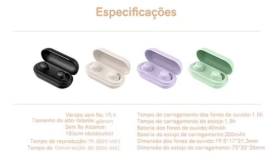 Foto 5 de Fone de Ouvido Havit TW969 Lite TWS Bluetooth…