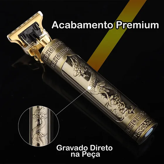 Foto 5 de Máquina De Cortar Cabelo E Aparador De Barba Dr…