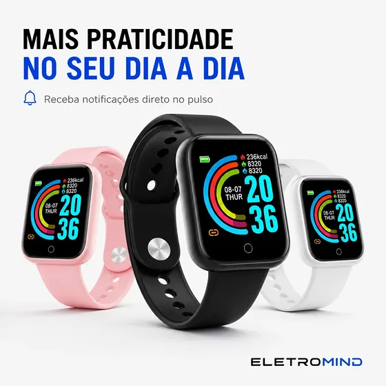 Foto 3 de Smartwatch Relógio Inteligente Digital…