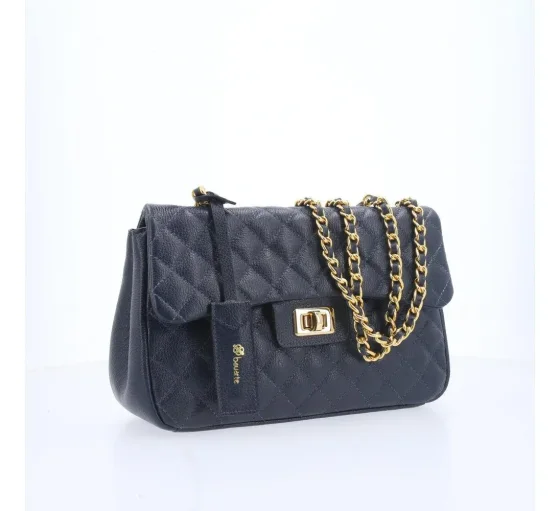 Foto 1 de Bolsa Feminina Média Transversal Em Couro…