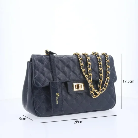 Foto 5 de Bolsa Feminina Média Transversal Em Couro…