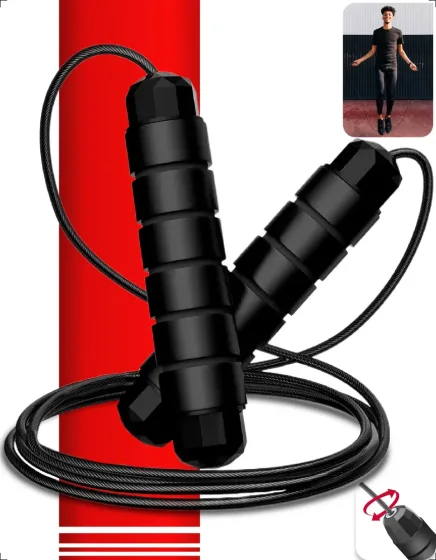 Foto 1 de Corda De Pular Cross Speed Rope Rolamento…