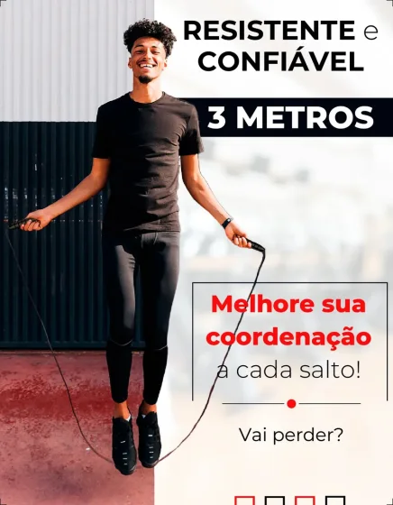 Foto 3 de Corda De Pular Cross Speed Rope Rolamento…