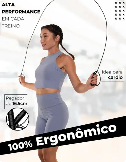 Foto 4 de Corda De Pular Cross Speed Rope Rolamento…
