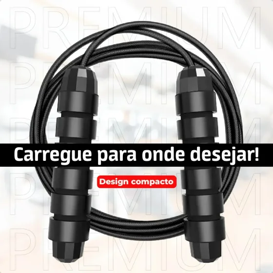 Foto 5 de Corda De Pular Cross Speed Rope Rolamento…