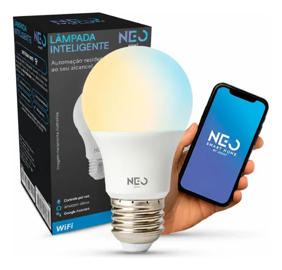 Foto 3 de Lampada Led Pera Smart Inteligente Wi Fi 10w…