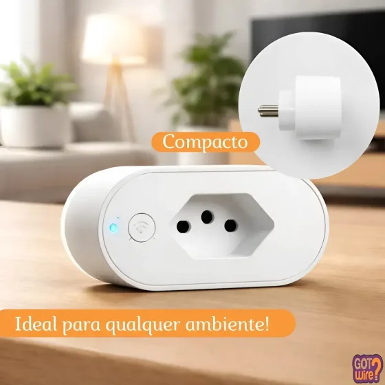 Foto 3 de Tomada Inteligente Wi-Fi Smart Bivolt Com…