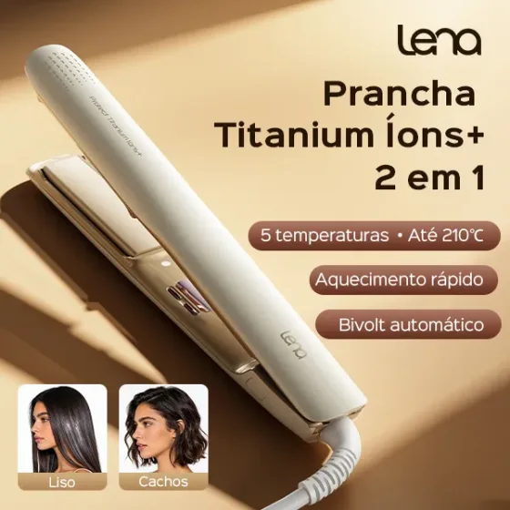 Foto 3 de Prancha de Cabelo | Chapinha LENA Radiant…