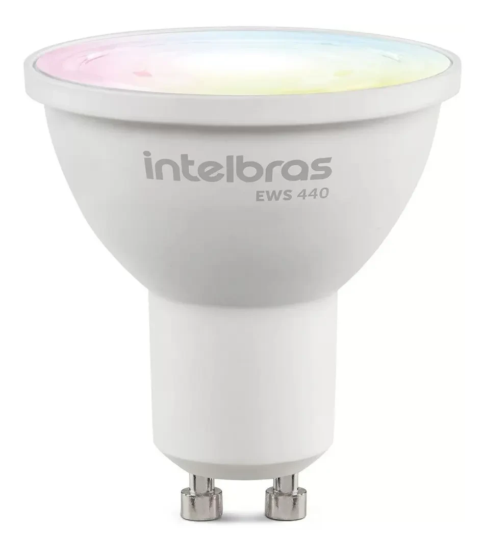 Lâmpada Spot LED EWS 440 Colorida Inteligente Smart com Wi-Fi Compatível com Alexa e…