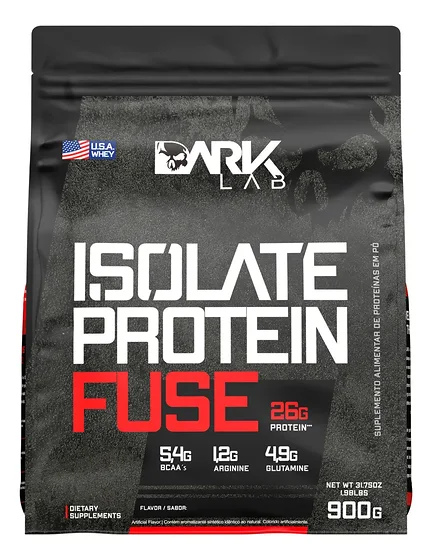 Whey Isolate Protein Fuse 900g Dark Lab Sabor Morango