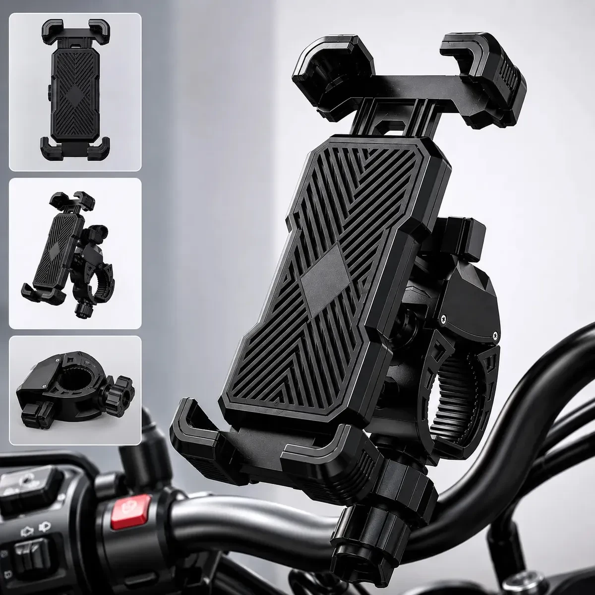 Suporte Celular Moto/bike 360° À Prova D'água C/ Trava