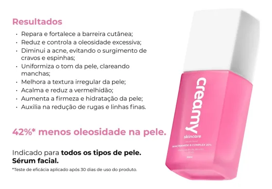 Foto 3 de Creamy Skincare Niacinamide B Complex 20% 30ml |…