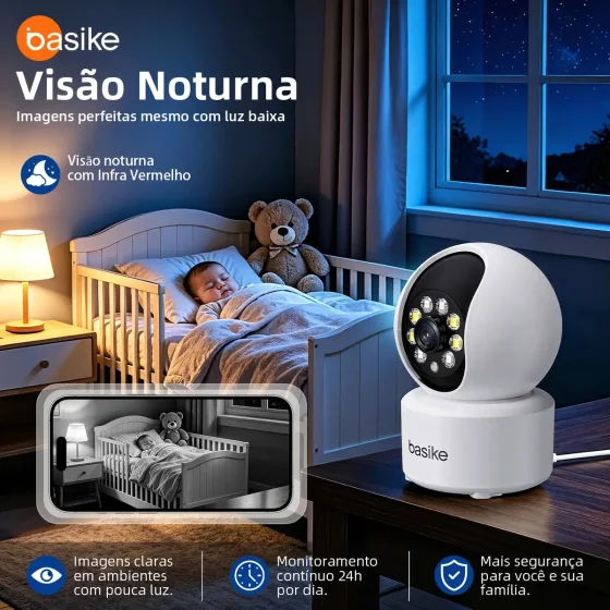 Foto 4 de Babá Eletrônica Monitor Inteligente Câmera…