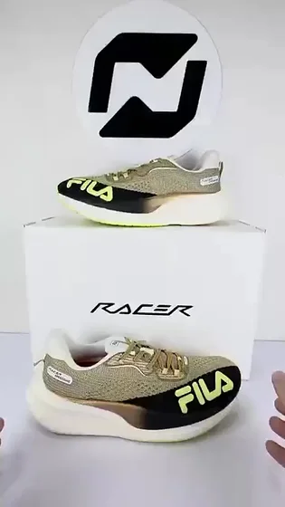 Foto 2 de Tenis Fila Racer Speedzone Dourado/preto